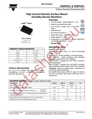 SS8P2CLHE3/86A datasheet  